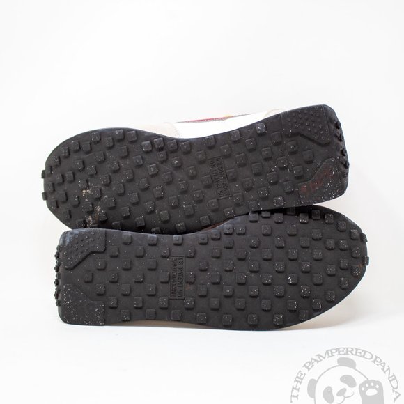 Nike Waffle Trainer 2 DC6477-101 Athletic White Red Swoosh Sneaker Youth 4Y - Picture 5 of 6